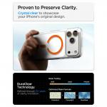 Husa Spigen Ultra Hybrid Mag cu MagSafe compatibila cu iPhone 18 Pro / 17 Pro, Portocaliu / Transparent 8 - lerato.ro
