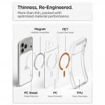 Husa Spigen Ultra Hybrid Mag cu MagSafe compatibila cu iPhone 18 Pro / 17 Pro, Portocaliu / Transparent 9 - lerato.ro