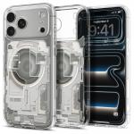 Husa Spigen Ultra Hybrid Mag cu MagSafe compatibila cu iPhone 18 Pro / 17 Pro, Zero One Natural Titanium 3 - lerato.ro