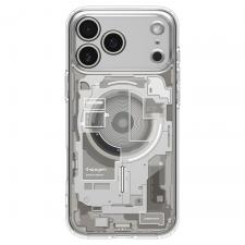 Huse si carcase iPhone 18 Pro, Husa Spigen Ultra Hybrid Mag cu MagSafe compatibila cu iPhone 18 Pro / 17 Pro, Zero One Natural Titanium, lerato.ro