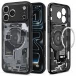 Husa Spigen Ultra Hybrid Mag cu MagSafe compatibila cu iPhone 18 Pro / 17 Pro, Zero One Black 6 - lerato.ro