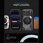 Husa Spigen Ultra Hybrid Mag cu MagSafe compatibila cu iPhone 18 Pro / 17 Pro, Zero One Black 10 - lerato.ro
