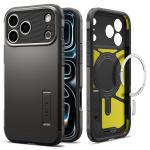 Husa Spigen Tough Armor T cu MagSafe compatibila cu iPhone 18 Pro / 17 Pro, Gunmetal 5 - lerato.ro