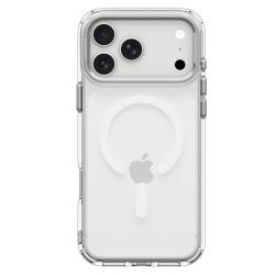 Husa Spigen Ultra Hybrid Optik S cu MagSafe compatibila cu iPhone 18 Pro Max / 17 Pro Max, Clear / Silver