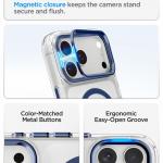 Husa Spigen Ultra Hybrid Optik S cu MagSafe compatibila cu iPhone 18 Pro Max / 17 Pro Max, Transparent / Albastru 8 - lerato.ro