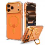 Husa Spigen Ultra Hybrid Optik S cu MagSafe compatibila cu iPhone 18 Pro / 17 Pro, Transparent / Portocaliu 4 - lerato.ro