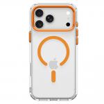 Husa Spigen Ultra Hybrid Optik S cu MagSafe compatibila cu iPhone 18 Pro / 17 Pro, Transparent / Portocaliu 2 - lerato.ro