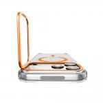 Husa Spigen Ultra Hybrid Optik S cu MagSafe compatibila cu iPhone 18 Pro / 17 Pro, Transparent / Portocaliu 6 - lerato.ro