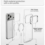 Husa Spigen Ultra Hybrid Optik S cu MagSafe compatibila cu iPhone 18 Pro / 17 Pro, Clear / Silver 9 - lerato.ro
