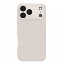 Huse si carcase iPhone 18 Pro Max, Husa Spigen Liquid Air compatibila cu iPhone 18 Pro Max / 17 Pro Max, Natural Titanium, lerato.ro