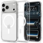 Husa Spigen Ultra Hybrid Mag cu MagSafe compatibila cu iPhone 18 Pro Max / 17 Pro Max, Alb / Transparent 5 - lerato.ro