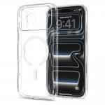 Husa Spigen Ultra Hybrid Mag cu MagSafe compatibila cu iPhone 18 Pro Max / 17 Pro Max, Alb / Transparent 4 - lerato.ro