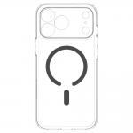 Husa Spigen Ultra Hybrid Mag cu MagSafe compatibila cu iPhone 18 Pro Max / 17 Pro Max, Graphite / Clear 6 - lerato.ro