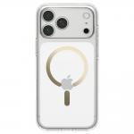 Husa Spigen Ultra Hybrid Mag cu MagSafe compatibila cu iPhone 18 Pro Max / 17 Pro Max, Gold / Clear 2 - lerato.ro