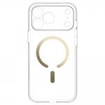 Husa Spigen Ultra Hybrid Mag cu MagSafe compatibila cu iPhone 18 Pro Max / 17 Pro Max, Gold / Clear 6 - lerato.ro