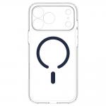 Husa Spigen Ultra Hybrid Mag cu MagSafe compatibila cu iPhone 18 Pro Max / 17 Pro Max, Albastru / Transparent 6 - lerato.ro