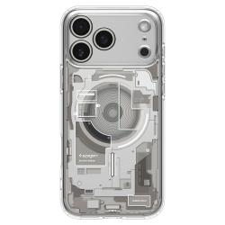 Husa Spigen Ultra Hybrid Mag cu MagSafe compatibila cu iPhone 18 Pro Max / 17 Pro Max, Zero One Natural Titanium