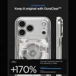 Husa Spigen Ultra Hybrid Mag cu MagSafe compatibila cu iPhone 18 Pro Max / 17 Pro Max, Zero One Natural Titanium 7 - lerato.ro