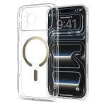 Husa Spigen Ultra Hybrid cu MagSafe compatibila cu iPhone 18 Pro / 17 Pro, Clear / Gold 15 - lerato.ro