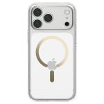 Husa Spigen Ultra Hybrid cu MagSafe compatibila cu iPhone 18 Pro / 17 Pro, Clear / Gold 2 - lerato.ro