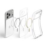 Husa Spigen Ultra Hybrid cu MagSafe compatibila cu iPhone 18 Pro / 17 Pro, Clear / Gold 11 - lerato.ro