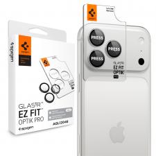 Folii iPhone 18 Pro, Set 2 protectii camera foto Spigen Optik Pro EZ Fit compatibile cu iPhone 18 Pro Max / 18 Pro, Silver, lerato.ro