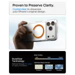 Husa Spigen Ultra Hybrid MagFit cu MagSafe compatibila cu iPhone 18 Pro Max / 17 Pro Max, Transparent / Portocaliu 15 - lerato.ro