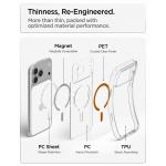 Husa Spigen Ultra Hybrid MagFit cu MagSafe compatibila cu iPhone 18 Pro Max / 17 Pro Max, Transparent / Portocaliu 16 - lerato.ro