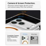 Husa Spigen Ultra Hybrid MagFit cu MagSafe compatibila cu iPhone 18 Pro Max / 17 Pro Max, Transparent / Portocaliu 20 - lerato.ro