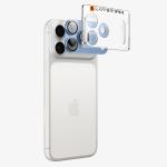 Protectie camera foto Spigen Glass tR EZ Fit Optik Pro XL compatibila cu iPhone 18 Pro Max, Light Blue 3 - lerato.ro