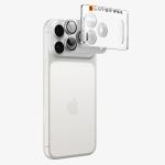 Protectie camera foto Spigen Glass tR EZ Fit Optik Pro XL compatibila cu iPhone 18 Pro Max, Silver 3 - lerato.ro