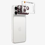 Protectie camera foto Spigen Glass tR EZ Fit Optik Pro XL compatibila cu iPhone 18 Pro, Mov 3 - lerato.ro