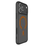 Husa Spigen Ultra Hybrid Matte cu MagSafe compatibila cu iPhone 18 Pro / 17 Pro, Frost Black Orange 15 - lerato.ro