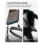 Husa Spigen Ultra Hybrid Matte cu MagSafe compatibila cu iPhone 18 Pro / 17 Pro, Frost Black Orange 23 - lerato.ro