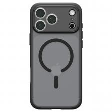 Huse si carcase iPhone 18 Pro Max, Husa Spigen Ultra Hybrid Matte MagFit cu MagSafe compatibila cu iPhone 18 Pro Max / 17 Pro Max, Frost Black, lerato.ro