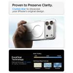 Husa Spigen Ultra Hybrid cu MagSafe compatibila cu iPhone 18 Pro / 17 Pro, Clear / White 16 - lerato.ro