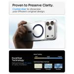 Husa Spigen Ultra Hybrid cu MagSafe compatibila cu iPhone 18 Pro / 17 Pro, Clear / Deep Blue 15 - lerato.ro
