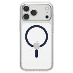 Husa Spigen Ultra Hybrid cu MagSafe compatibila cu iPhone 18 Pro / 17 Pro, Clear / Deep Blue 2 - lerato.ro
