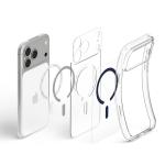 Husa Spigen Ultra Hybrid cu MagSafe compatibila cu iPhone 18 Pro / 17 Pro, Clear / Deep Blue 11 - lerato.ro