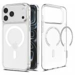 Husa Spigen Liquid Crystal cu MagSafe compatibila cu iPhone 18 Pro / 17 Pro, Clear / White 4 - lerato.ro