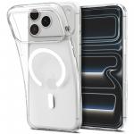 Husa Spigen Liquid Crystal cu MagSafe compatibila cu iPhone 18 Pro / 17 Pro, Clear / White 3 - lerato.ro