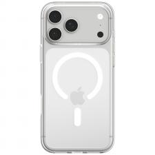 Huse si carcase iPhone 18 Pro, Husa Spigen Liquid Crystal cu MagSafe compatibila cu iPhone 18 Pro / 17 Pro, Clear / White, lerato.ro