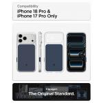 Husa Spigen Ultra Hybrid T cu MagSafe compatibila cu iPhone 18 Pro / 17 Pro, Matte Blue 20 - lerato.ro