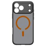Husa Spigen Ultra Hybrid Matte MagFit cu MagSafe compatibila cu iPhone 18 Pro Max / 17 Pro Max, Frost Black / Orange 5 - lerato.ro