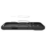 Husa Spigen Ultra Hybrid Matte MagFit cu MagSafe compatibila cu iPhone 18 Pro Max / 17 Pro Max, Frost Black / Orange 8 - lerato.ro