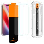 Set 2 folii sticla securizata Spigen GLAS.tR EZ Fit Pro, Kit montare unclus, compatibile cu iPhone 18 Pro Max / 17 Pro Max, Transparent 4 - lerato.ro