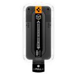 Set 2 folii sticla securizata Spigen Glass tR EZ Fit Privacy compatibile cu iPhone 18 Pro, Negru 3 - lerato.ro