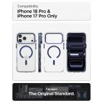 Husa Spigen Ultra Hybrid Optik S cu MagSafe compatibila cu iPhone 18 Pro / 17 Pro, Transparent / Albastru 14 - lerato.ro