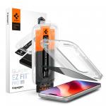 Folie sticla securizata Spigen Glass tR EZ Fit Pro HD Privacy compatibila cu iPhone 18 Pro, Negru 2 - lerato.ro
