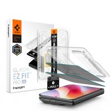 Set 2 folii sticla securizata Spigen Glass tR EZ Fit Pro HD Privacy compatibile cu iPhone Duo, Negru